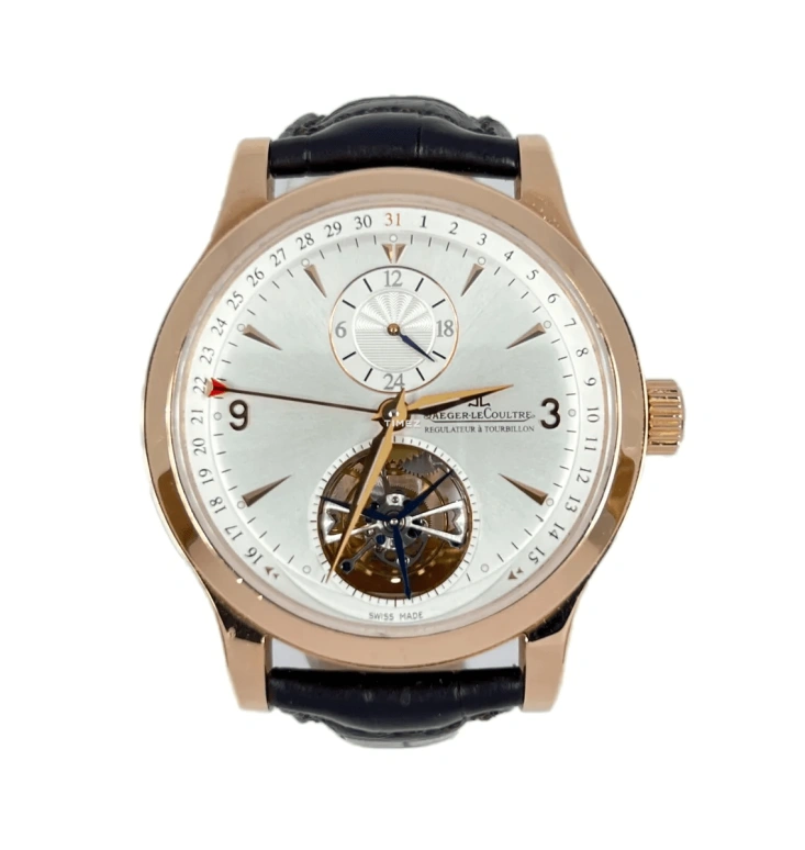 Jaeger-LeCoultre,Master 41mm,41mm,Rose Gold,Silver,Automatic,Day,Dule Time,Tourbillon,Q1652420