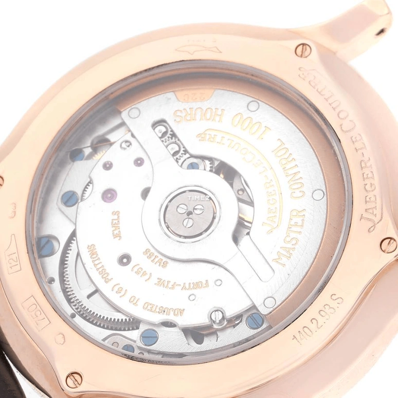 Jaeger-LeCoultre,Master 37mm,37mm,Rose Gold,Black,Automatic,Day,Power Reserve Indicator,140,140.2.93.S