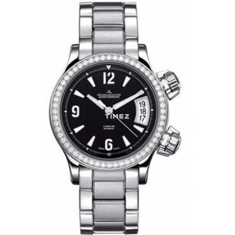 Jaeger-LeCoultre,Master 36.80mm,36.80mm,Stainless Steel,Black,Automatic,Day,43hours,Q1728171