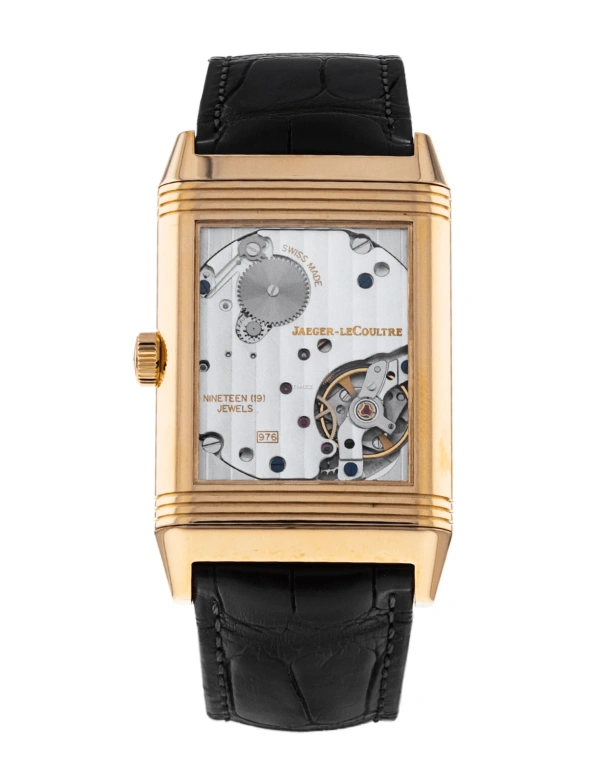 Jaeger-LeCoultre,Reverso 48.50x30mm,48.50x30mm,Rose Gold,White,Handwound,48hours,In-house Caliber,Q3732520