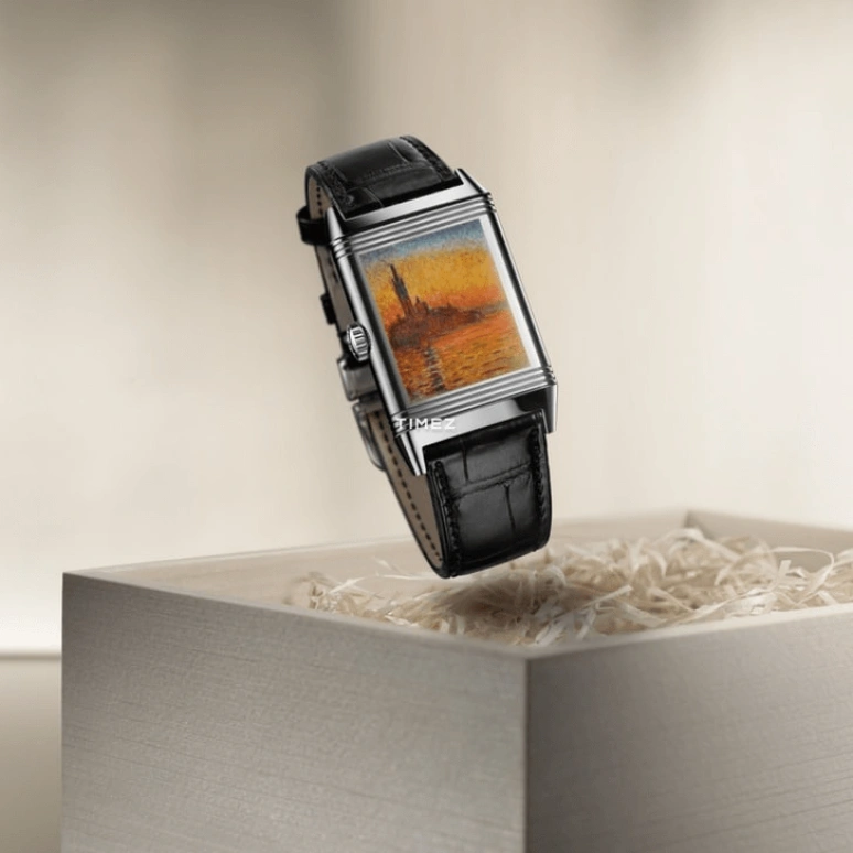Jaeger-LeCoultre,Reverso 45.60x27.40mm,45.60x27.40mm,White Gold,Blue,Handwound,45hours,In-house Caliber,Q39334M4