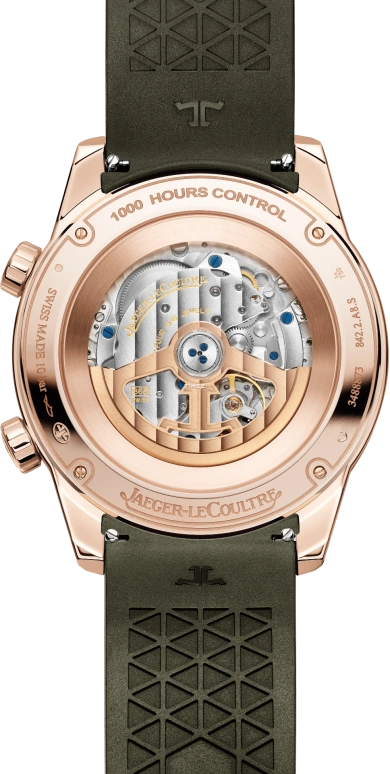 Jaeger-LeCoultre,Polaris 42mm,42mm,Rose Gold,Green,Automatic,Moonphase,Perpetual Calendar,Leap Year,Annual Calendar,38hours,In-house Caliber,Q908263J
