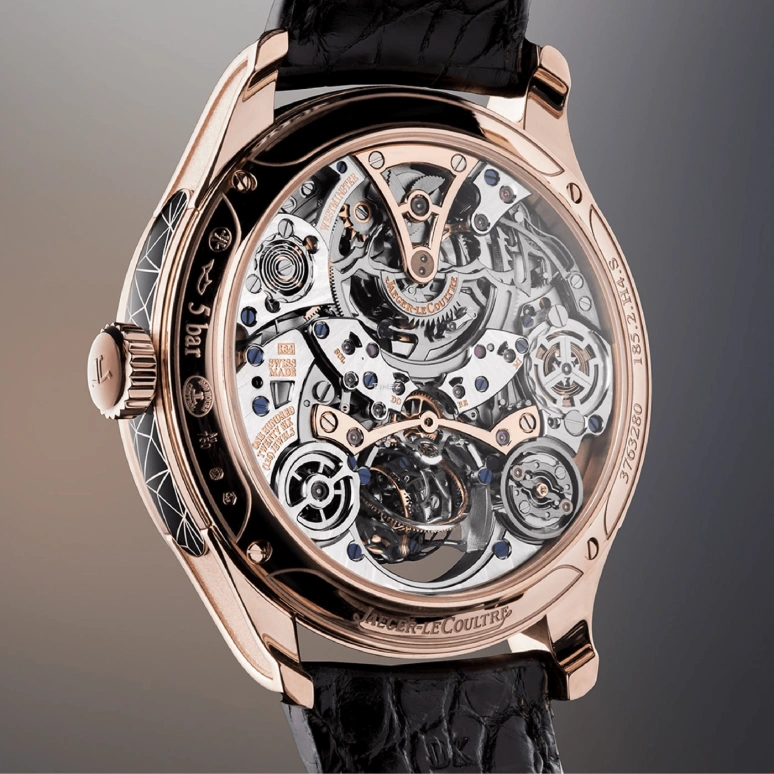 Jaeger-LeCoultre,Master Hybris Artistica 43mm,43mm,Rose Gold,Skeleton,Handwound,Perpetual Calendar,Annual Calendar,Month,Date,50hours,In-house Caliber,Q5252470
