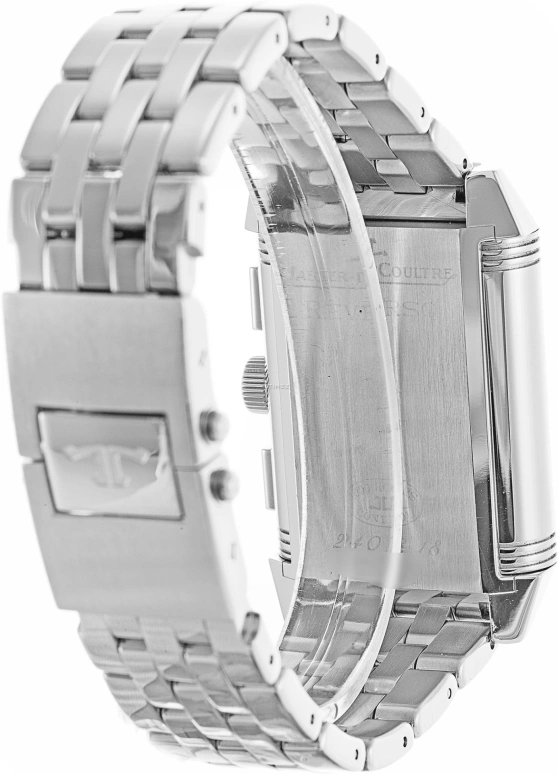 Jaeger-LeCoultre,Reverso 29mm,29mm,Stainless Steel,Silver White,Handwound,Power Reserve Indicator,Big Date,Q3028120