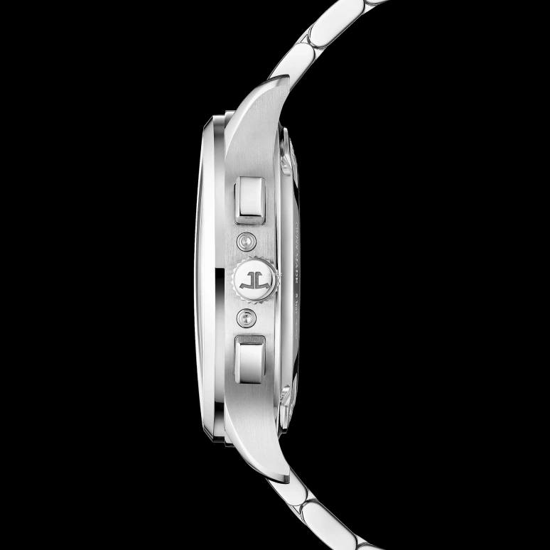 Jaeger-LeCoultre,Master 40mm,40mm,Stainless Steel,Blue,Automatic,Chronograph,Moonphase,Month,Date,65hours,In-house Caliber,Q4138180