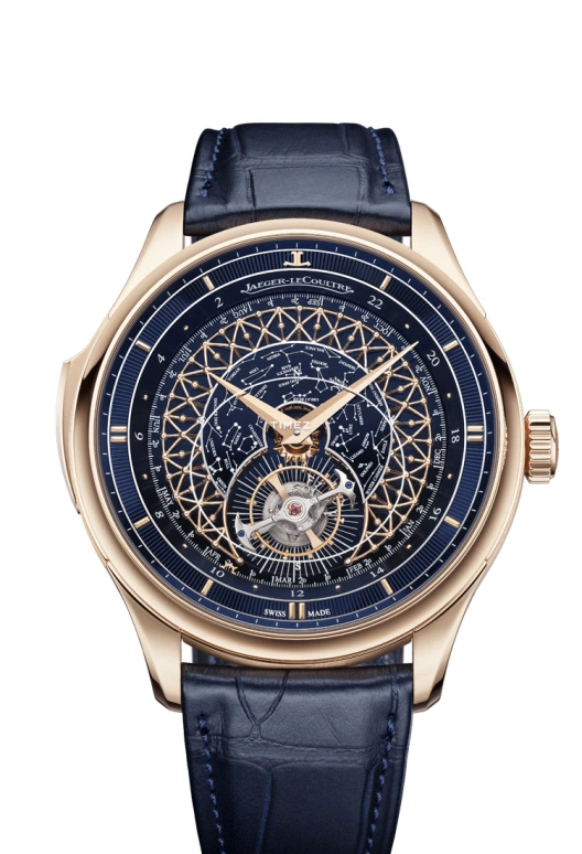 Jaeger-LeCoultre,Master Hybris Artistica 45mm,45mm,Rose Gold,Blue,Handwound,Month,Day,Tourbillon,Sky Chart,40hours,In-house Caliber,Q5262480