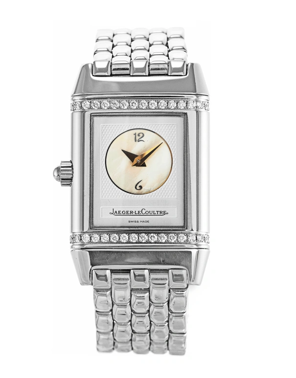 Jaeger-LeCoultre,Reverso 33.20x20.70mm,33.20x20.70mm,Stainless Steel,Silver White,Handwound,38hours,In-house Caliber,2668110