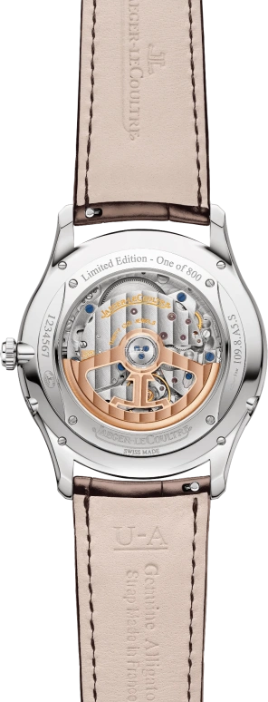 Jaeger-LeCoultre,Master Ultra Thin 39mm,39mm,Stainless Steel,Salmon,Automatic,Moonphase,Day,Q1368460