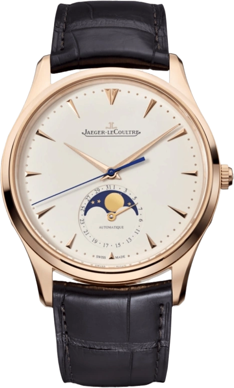 Jaeger-LeCoultre,Master 39mm,39mm,Pink Gold,Beige,Automatic,Moonphase,Day,Q1362520