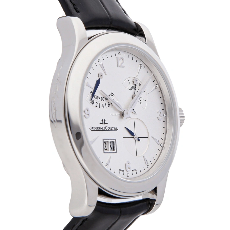 Jaeger-LeCoultre,Master 41mm,41mm,Platinum,Silver White,Handwound,Day,Power Reserve Indicator,Day / Night Indication,Q1606420