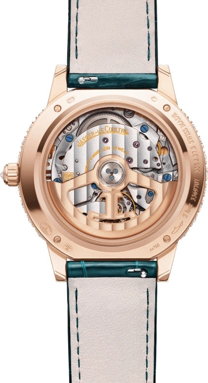 Jaeger-LeCoultre,Rendez-Vous 36mm,36mm,Rose Gold,Green,Automatic,Moonphase,Day / Night Indication,Q343247J