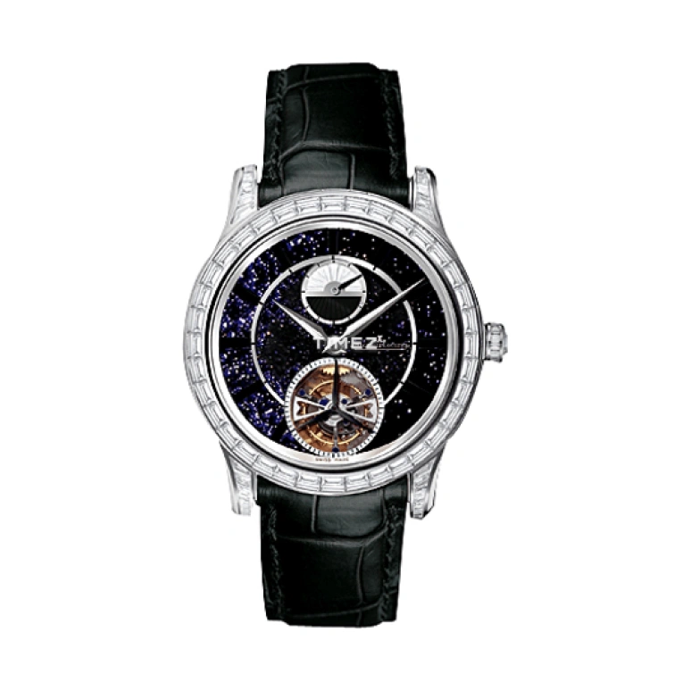 Jaeger-LeCoultre,Extraordinary ,White Gold,Black,Automatic,Dule Time,Tourbillon,Day / Night Indication,Q1663404