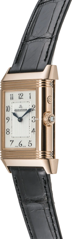 Jaeger-LeCoultre,Reverso 40.20x25mm,40.20x25mm,Rose Gold,Black,Silver,Handwound,42hours,In-house Caliber,Q2692424