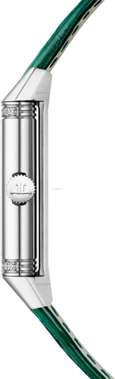 Jaeger-LeCoultre,Reverso 40.10x20mm,40.10x20mm,Stainless Steel,Green,Quartz,In-house Caliber,Sapphire,Crystal Glass,Q328853J