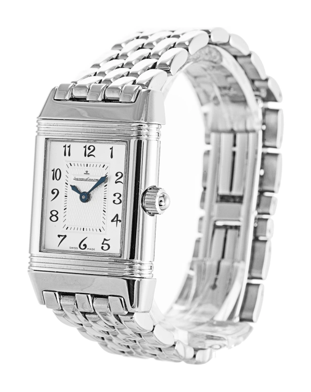 Jaeger-LeCoultre,Reverso 33.20x20.70mm,33.20x20.70mm,Stainless Steel,Silver White,Handwound,38hours,In-house Caliber,2668110