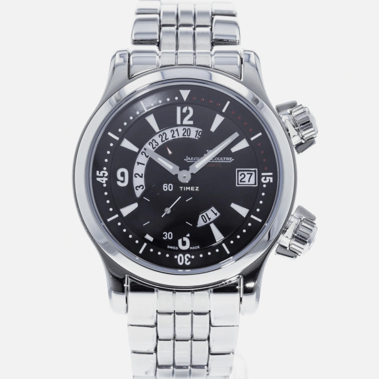 Jaeger-LeCoultre,Master 41.50mm,41.50mm,Stainless Steel,Black,Automatic,Day,Sapphire,Crystal Glass,Q1738170