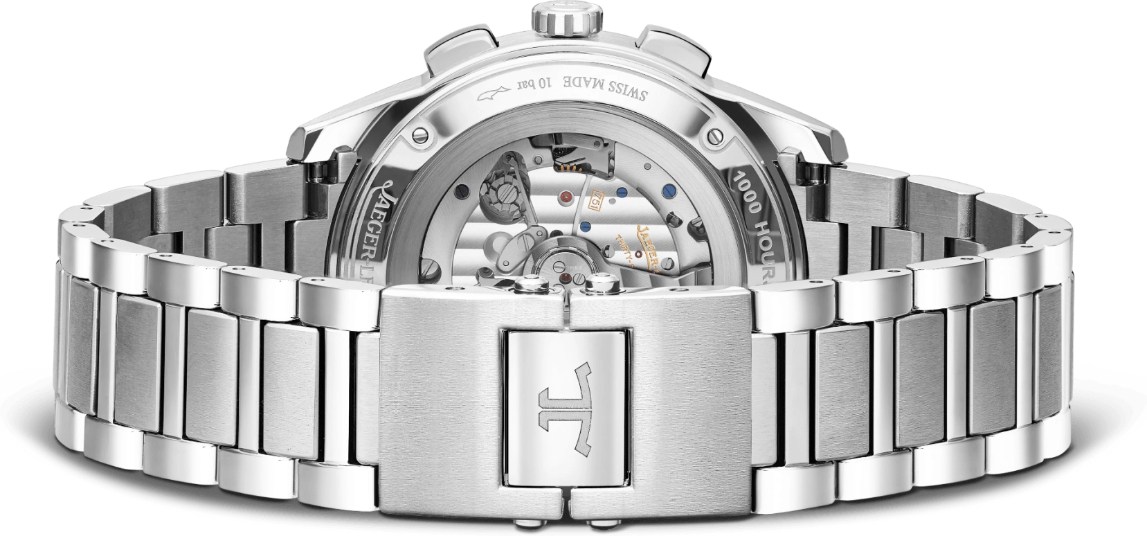 Jaeger-LeCoultre,Polaris 42mm,42mm,Stainless Steel,Blue,Automatic,Chronograph,Column Wheel,Q9028180