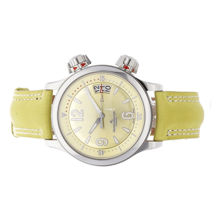Jaeger-LeCoultre,Master 36.80mm,36.80mm,Stainless Steel,Green,Automatic,Day,In-house Caliber,Q1728460