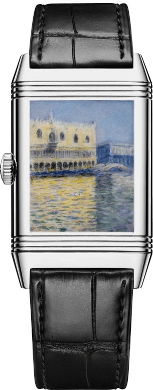 Jaeger-LeCoultre,Reverso 45.60x27.40mm,45.60x27.40mm,White Gold,Blue,Handwound,45hours,In-house Caliber,Q39334M6