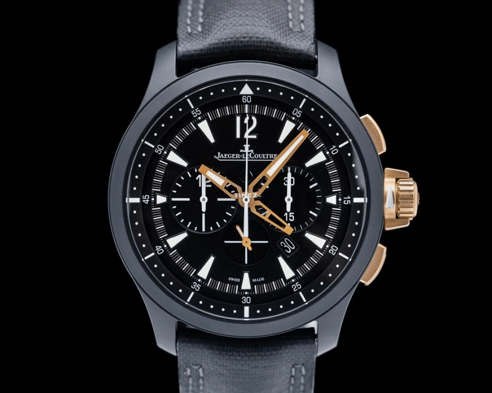 Jaeger-LeCoultre,Master Extreme 46mm,46mm,Pink Gold,Ceramic,Black,Automatic,Chronograph,Day,Q205L570