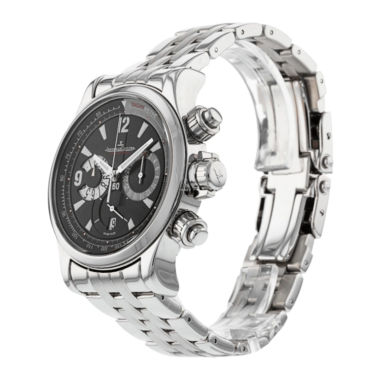 Jaeger-LeCoultre,Master 41.50mm,41.50mm,Stainless Steel,Black,Automatic,Chronograph,Day,Q1758170