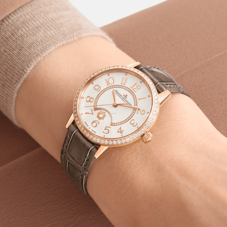 Jaeger-LeCoultre,Rendez-Vous 34mm,34mm,Rose Gold,Silver,Automatic,Day / Night Indication,70hours,Q3442441