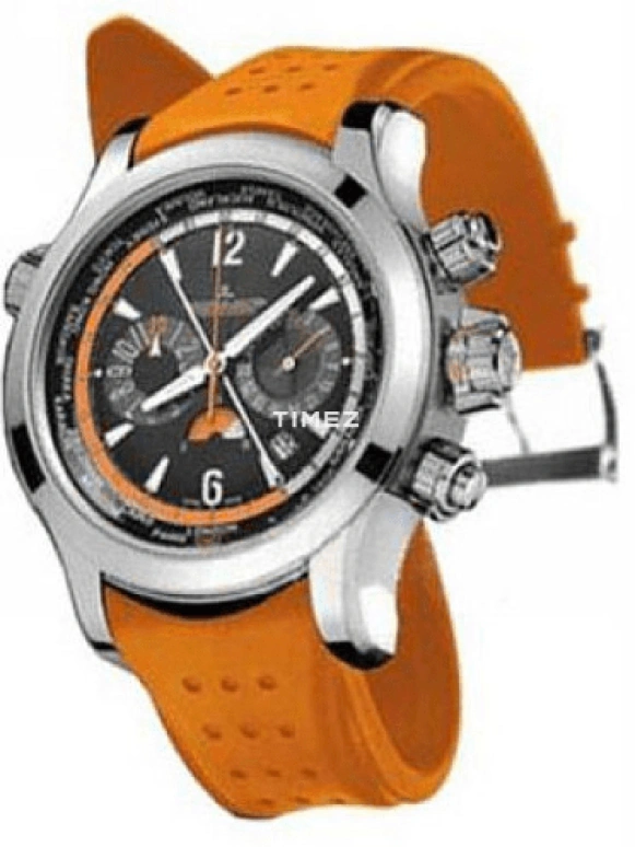 Jaeger-LeCoultre,Master 46.30mm,46.30mm,Stainless Steel,Titanium,Black,Automatic,Chronograph,Day,World Time,Q1768410