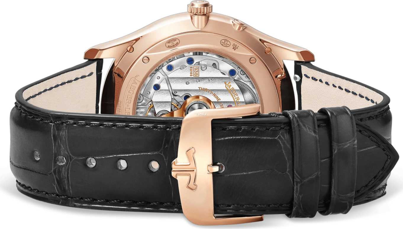 Jaeger-LeCoultre,Master Ultra Thin 39mm,39mm,Rose Gold,Cream white,Automatic,Day,Power Reserve Indicator,Q1372510