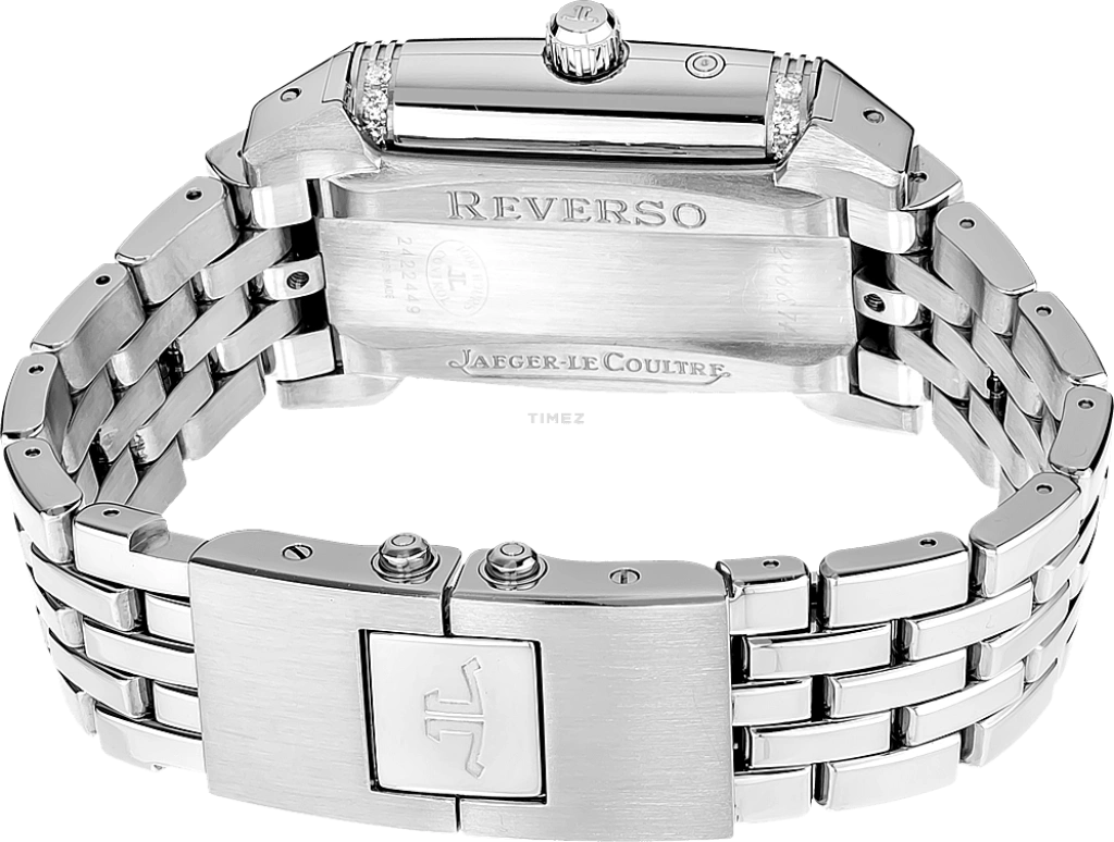 Jaeger-LeCoultre,Reverso 28x43.50mm,28x43.50mm,Stainless Steel,Silver White,Handwound,Moonphase,Dule Time,Q2968120