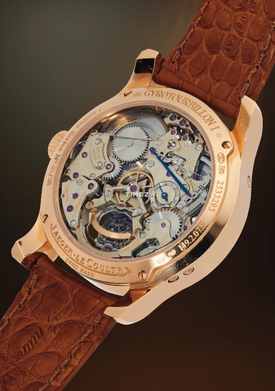 Jaeger-LeCoultre,Other 42.50mm,42.50mm,Rose Gold,Grey,Skeleton,Handwound,Perpetual Calendar,Leap Year,Month,Day,192hours,In-house Caliber,Q6002420