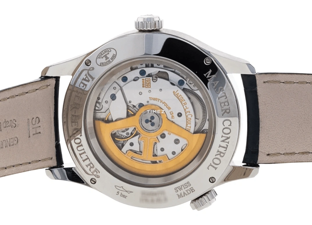 Jaeger-LeCoultre,Master 39mm,39mm,Stainless Steel,Black,White,Automatic,World Time,In-house Caliber,Q1428530
