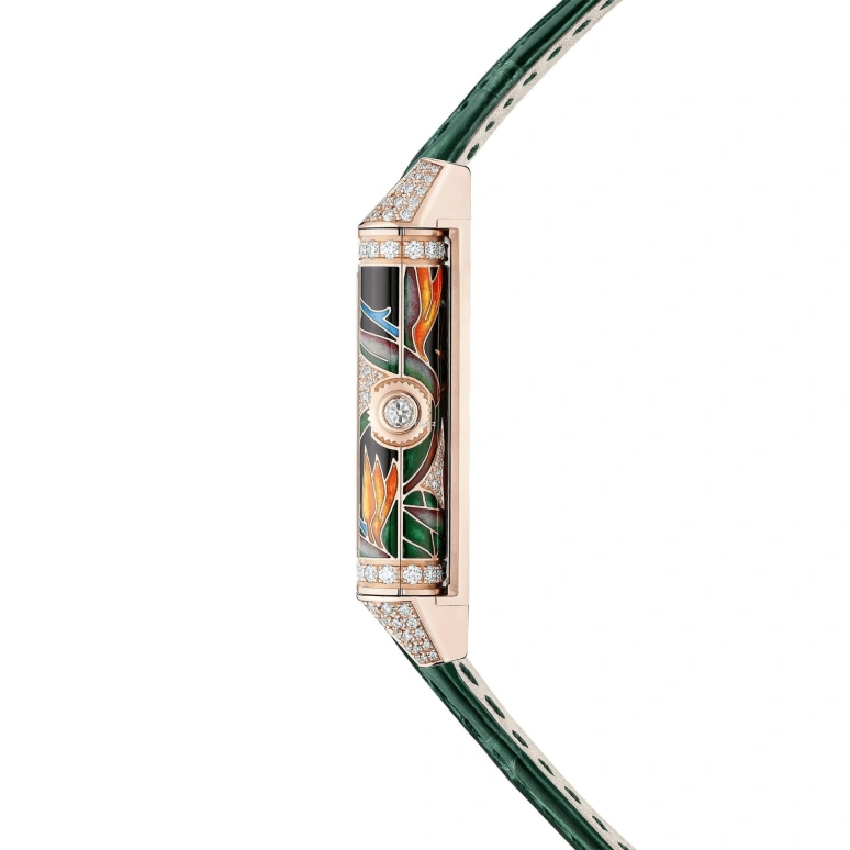 Jaeger-LeCoultre,Reverso 40x20mm,40x20mm,Rose Gold,White,Handwound,In-house Caliber,Sapphire,Crystal Glass,3292421