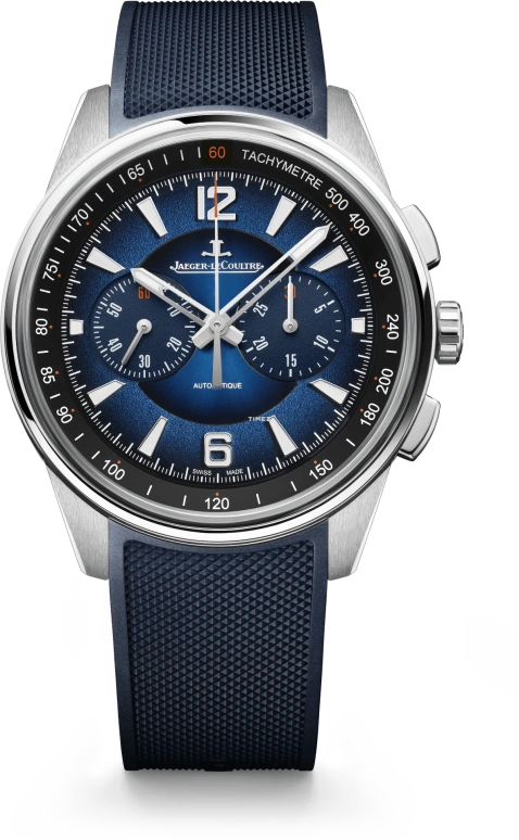 Jaeger-LeCoultre,Polaris 42mm,42mm,Stainless Steel,Blue,Automatic,Chronograph,Sapphire,Crystal Glass,Q9028181