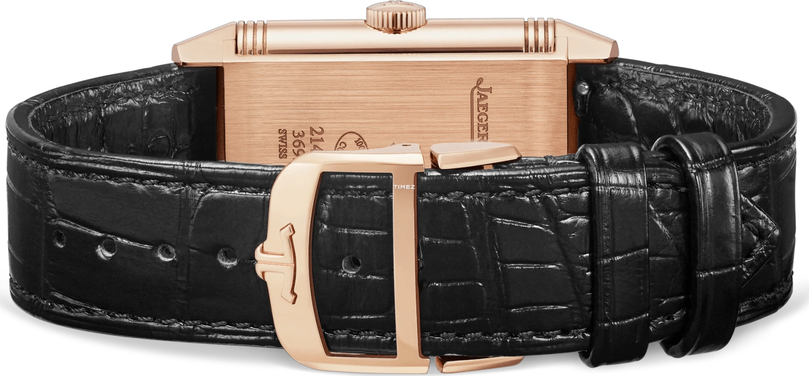 Jaeger-LeCoultre,Reverso 45.50x27.40mm,45.50x27.40mm,Rose Gold,Silver,Handwound,Dule Time,Tourbillon,Q392243J