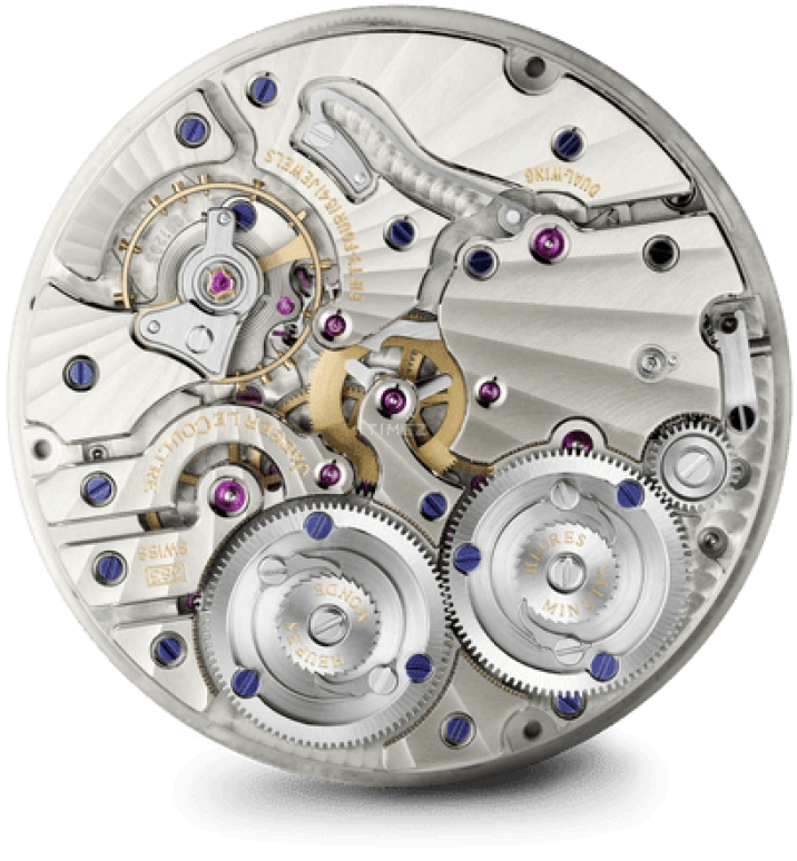 Jaeger-LeCoultre,Duomètre 42mm,42mm,Pink Gold,Silver,Handwound,Chronograph,Day,Power Reserve Indicator,Column Wheel,36hours,Sapphire,Q6062420