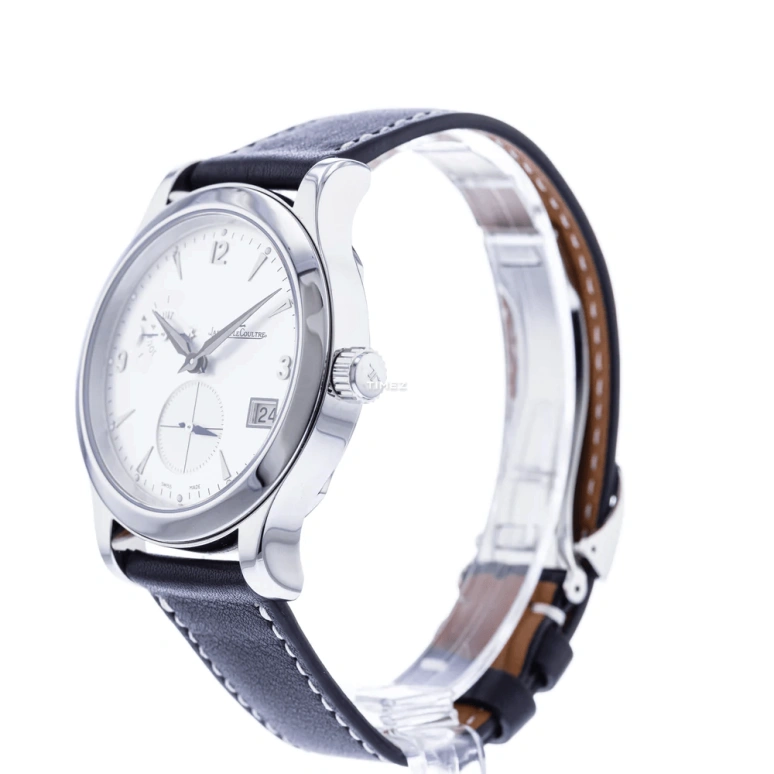 Jaeger-LeCoultre,Master 40mm,40mm,Stainless Steel,Silver,Grey,Automatic,Day,Dule Time,Day / Night Indication,Q1628420