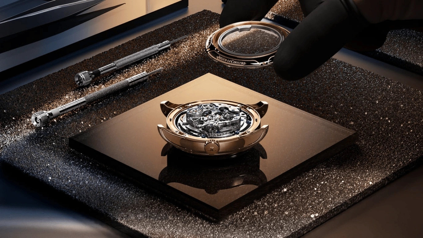 Jaeger-LeCoultre,Master Hybris Artistica 45mm,45mm,Rose Gold,Blue,Handwound,Month,Day,Tourbillon,Sky Chart,40hours,In-house Caliber,Q5262480