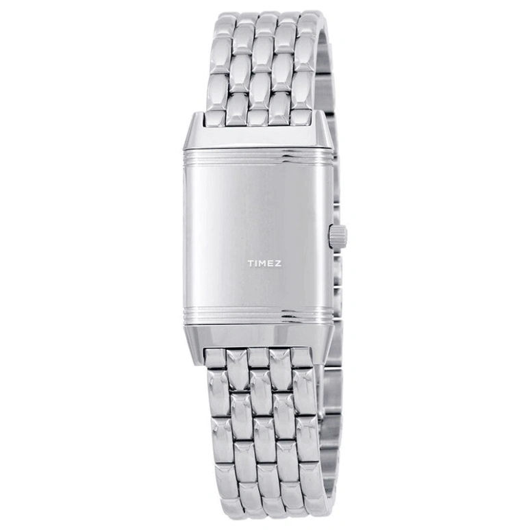 Jaeger-LeCoultre,Reverso 19.50mm,19.50mm,Stainless Steel,Silver,Quartz,In-house Caliber,Sapphire,Q2618110