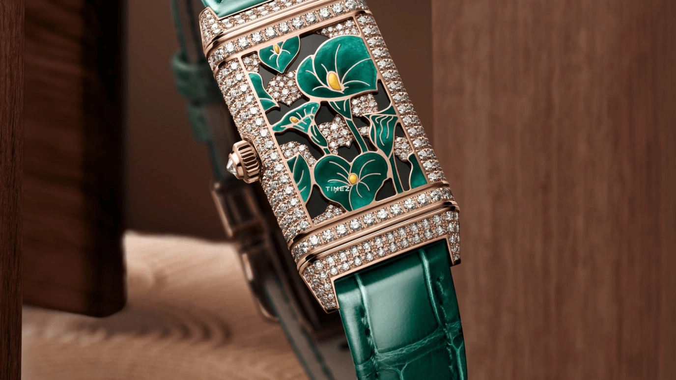 Jaeger-LeCoultre,Reverso 40x20mm,40x20mm,Rose Gold,White,Handwound,In-house Caliber,Sapphire,Q3292434
