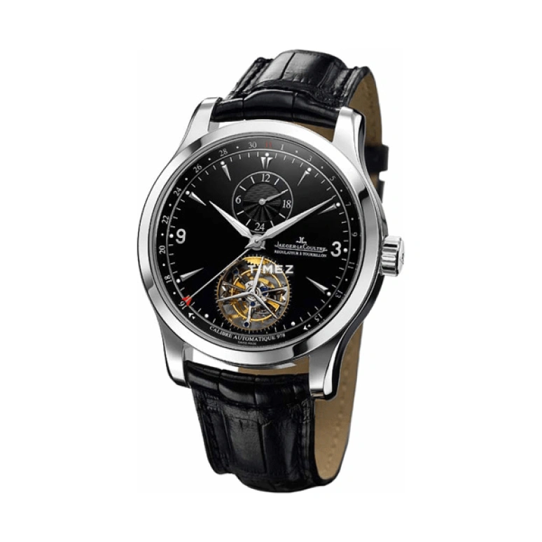 Jaeger-LeCoultre,Master 43mm,43mm,Platinum,Black,Automatic,Day,Dule Time,Tourbillon,Q1666470