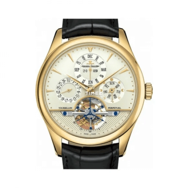 Jaeger-LeCoultre,Master Grande Tradition 42mm,42mm,Yellow Gold,Beige,Yellow,Automatic,Perpetual Calendar,Annual Calendar,Month,Date,48hours,In-house Caliber,Q500142A