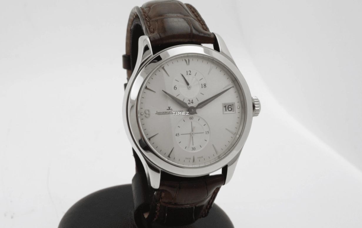 Jaeger-LeCoultre,Master 40mm,40mm,Stainless Steel,Silver,Automatic,Day,Dule Time,Q1628430