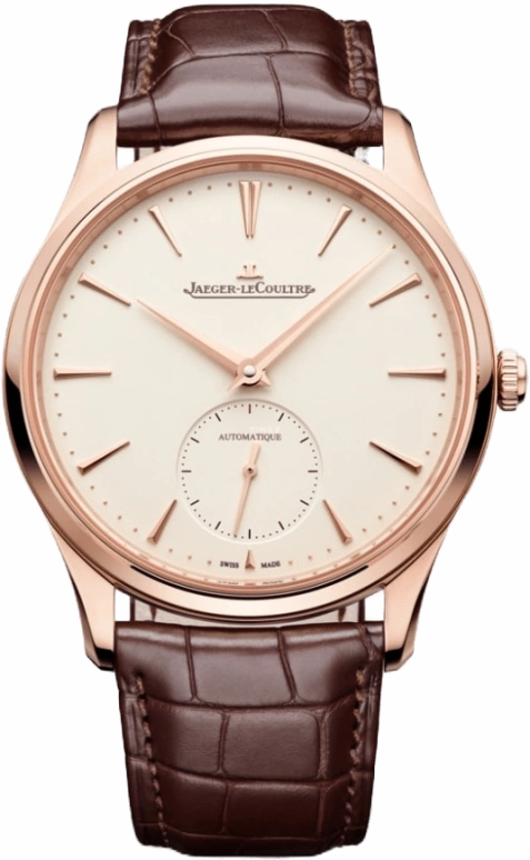Jaeger-LeCoultre,Master 39mm,39mm,Pink Gold,Cream,Automatic,43hours,In-house Caliber,Q1212510