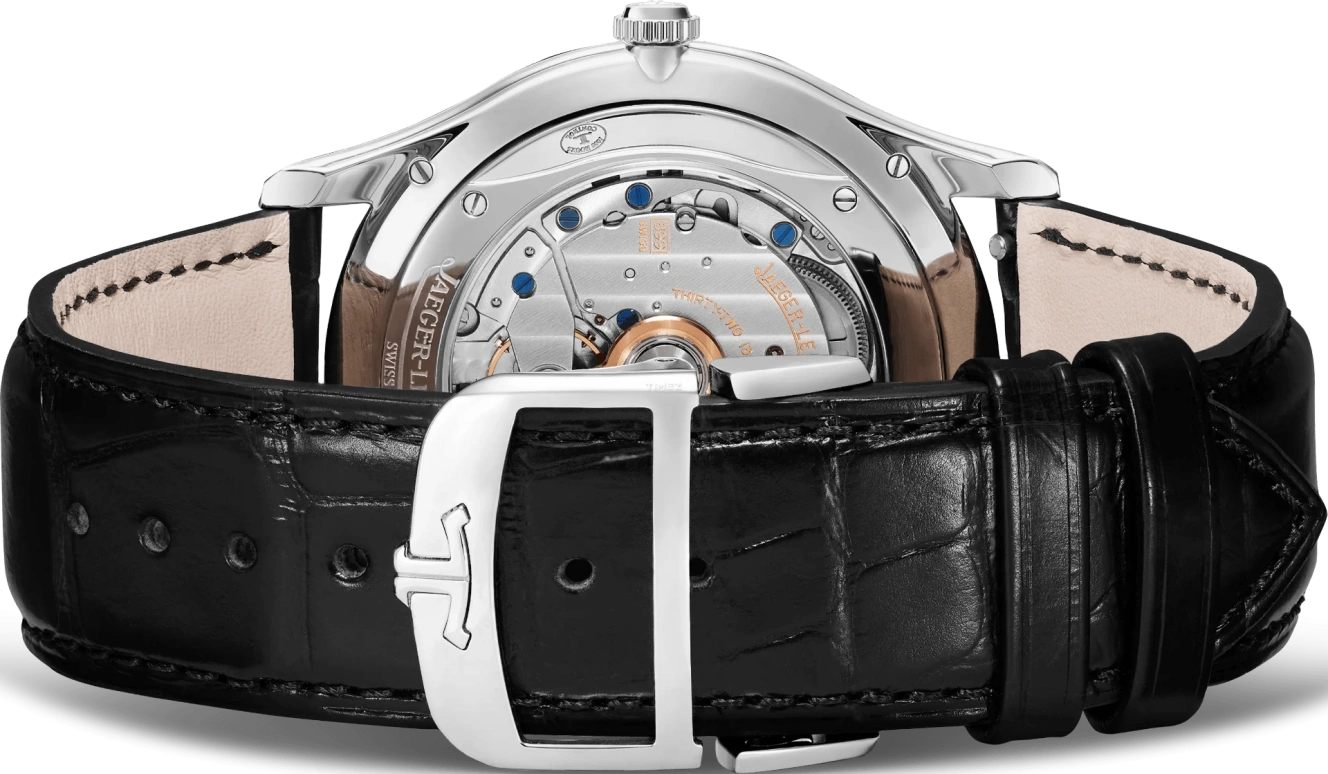 Jaeger-LeCoultre,Master Ultra Thin 39mm,39mm,Stainless Steel,Blue,Automatic,Day,43hours,Q1238481