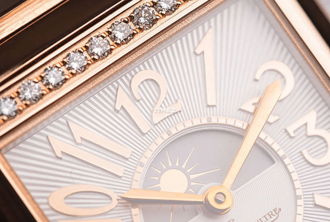 Jaeger-LeCoultre,Reverso 42x28.80mm,42x28.80mm,Rose Gold,Black,Silver,Automatic,Day,Dule Time,Day / Night Indication,Q7052120