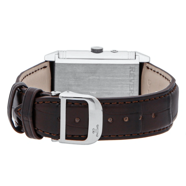 Jaeger-LeCoultre,Reverso 42x26mm,42x26mm,White Gold,Black,Handwound,Moonphase,Dule Time,Day / Night Indication,Q2723440