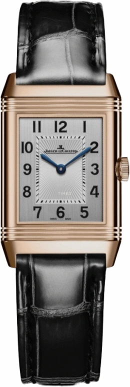 Jaeger-LeCoultre,Reverso 21mm,21mm,Pink Gold,Silver,Handwound,38hours,In-house Caliber,Q2662430