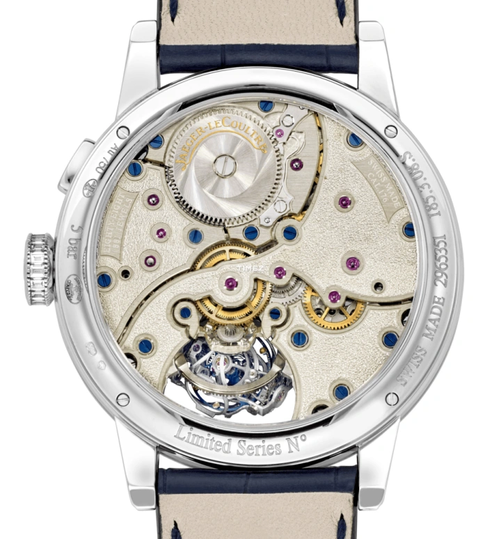 Jaeger-LeCoultre,Master 43.50mm,43.50mm,White Gold,Silver,Handwound,Day,Tourbillon,Day / Night Indication,5033401