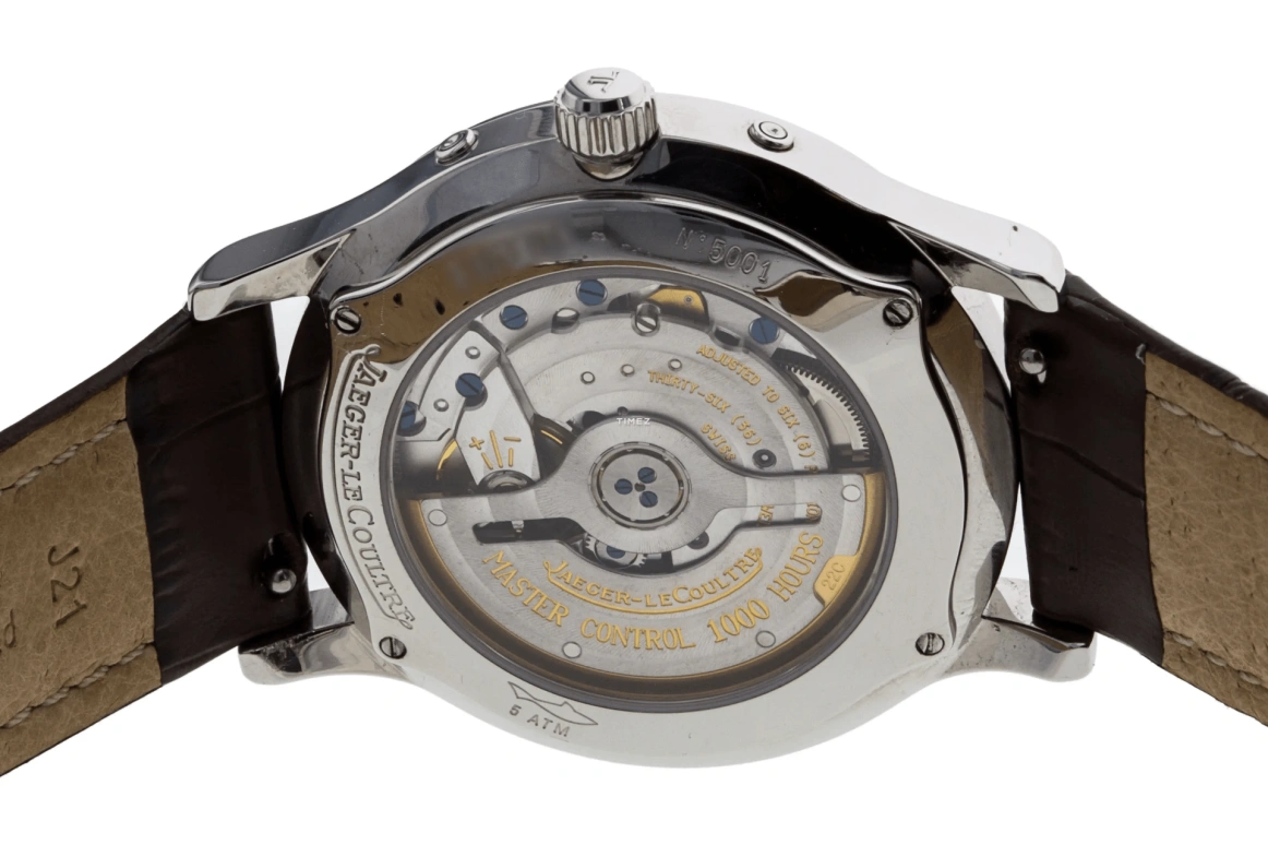 Jaeger-LeCoultre,Master 37mm,37mm,Stainless Steel,Silver White,Automatic,Moonphase,Month,Date,Day,In-house Caliber,Sapphire,Crystal Glass,Q143842A