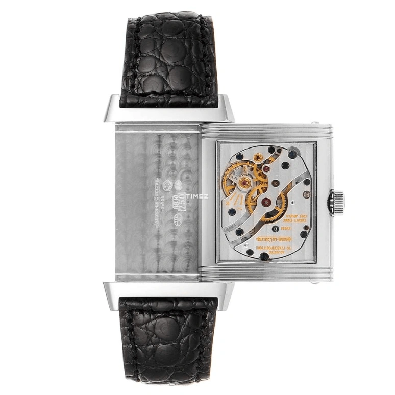 Jaeger-LeCoultre,Reverso 26x42mm,26x42mm,White Gold,Black,Handwound,Moonphase,Day,Power Reserve Indicator,Q2753470